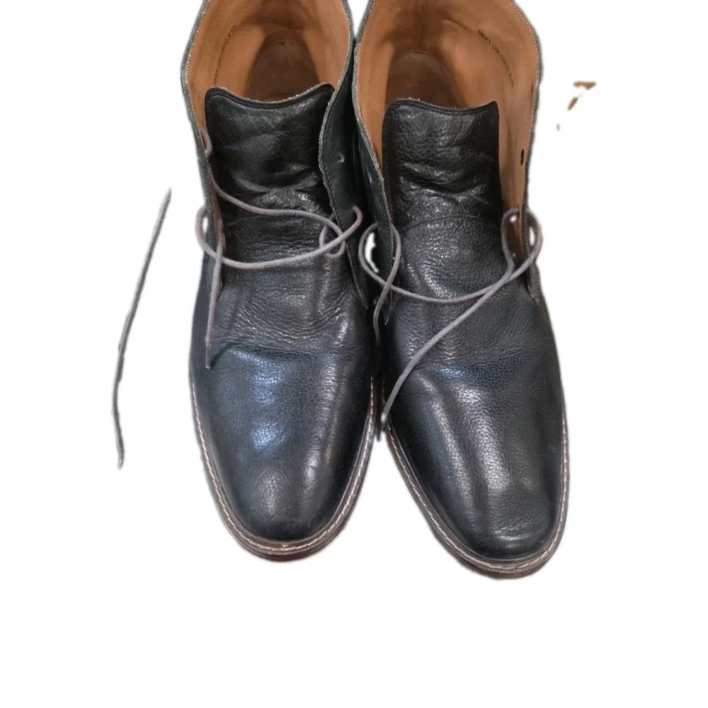 Cole Haan Grand.OS Dark Brown Leather Chukka Desert Boots Men's 12M Lace Up